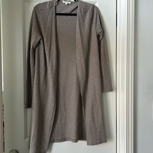Small Nude duster waffle pattern